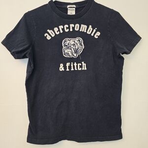Vintage Abercrombie & Fitch Kids Navy T-Shirt